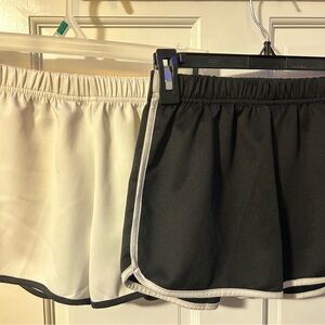 Black and White Women's Shorts